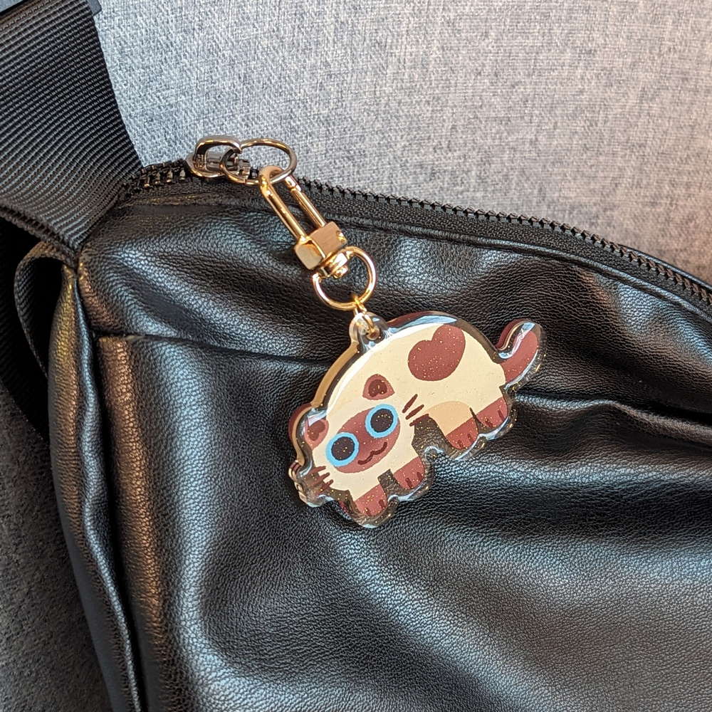 Keychain Siamese Cat - Maofriends