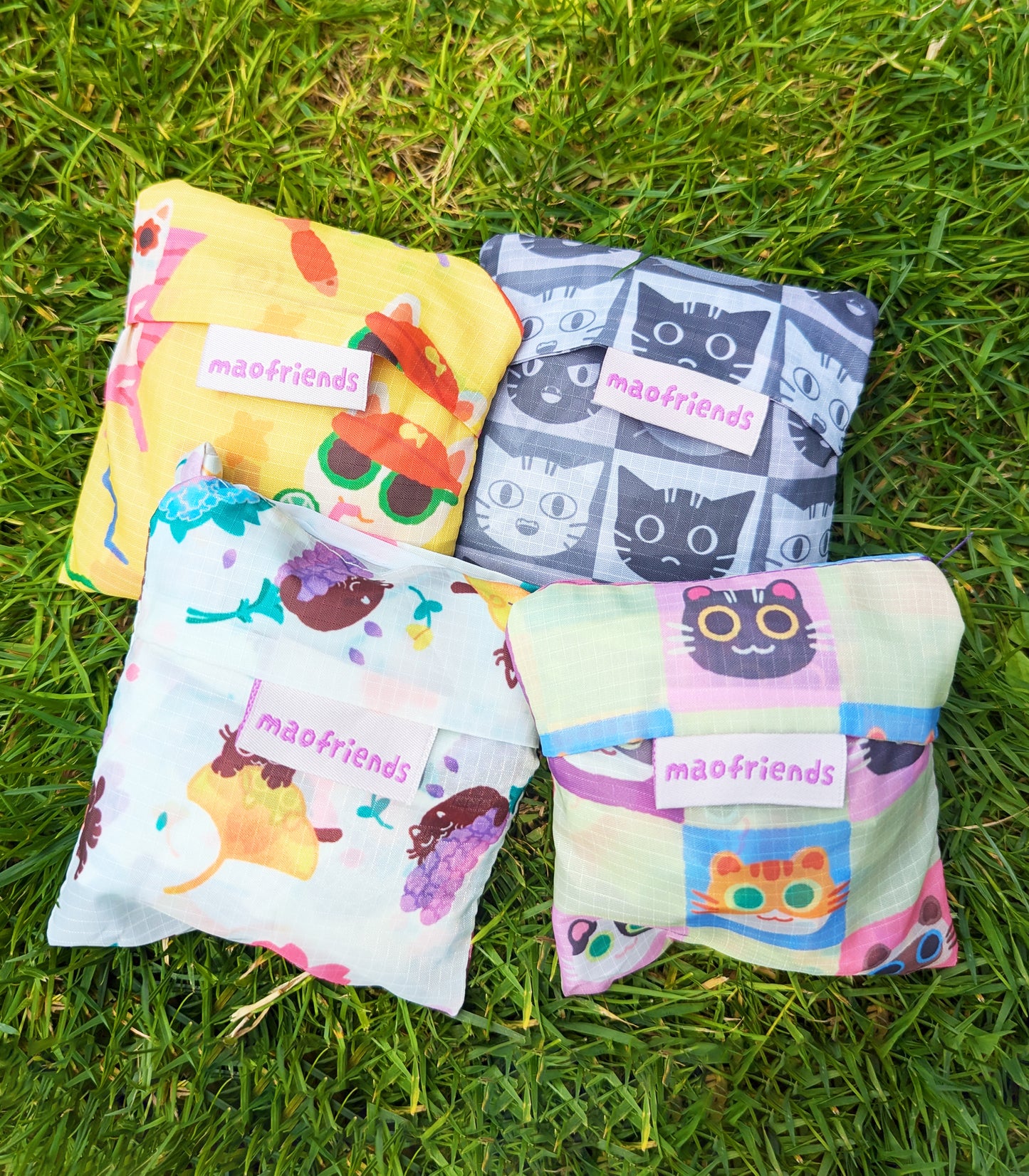 Reusable Grocery Shopping Bag- Kiki's Flower field - Maofriends