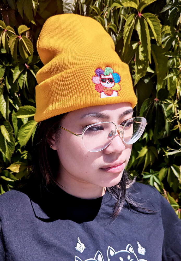 Sunny Cat Yellow Beanie - Maofriends