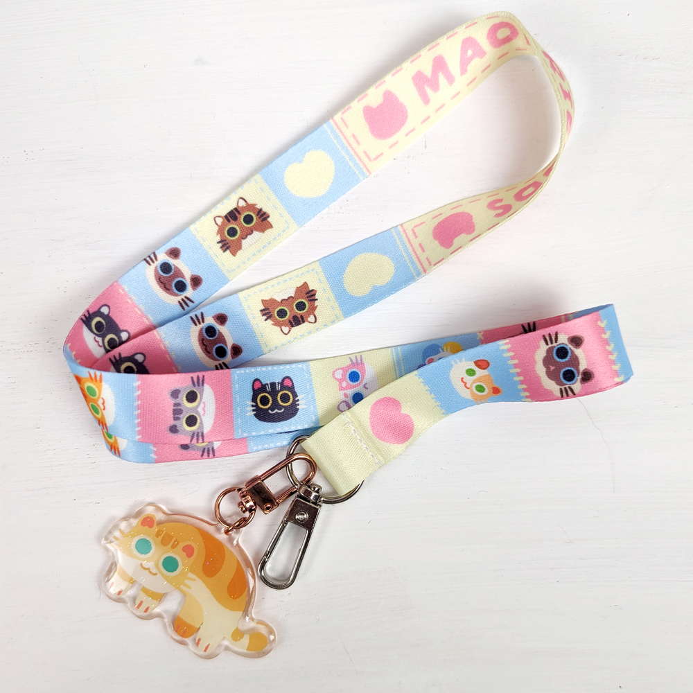Keychain Diluted Cream Orange Cat - Maofriends