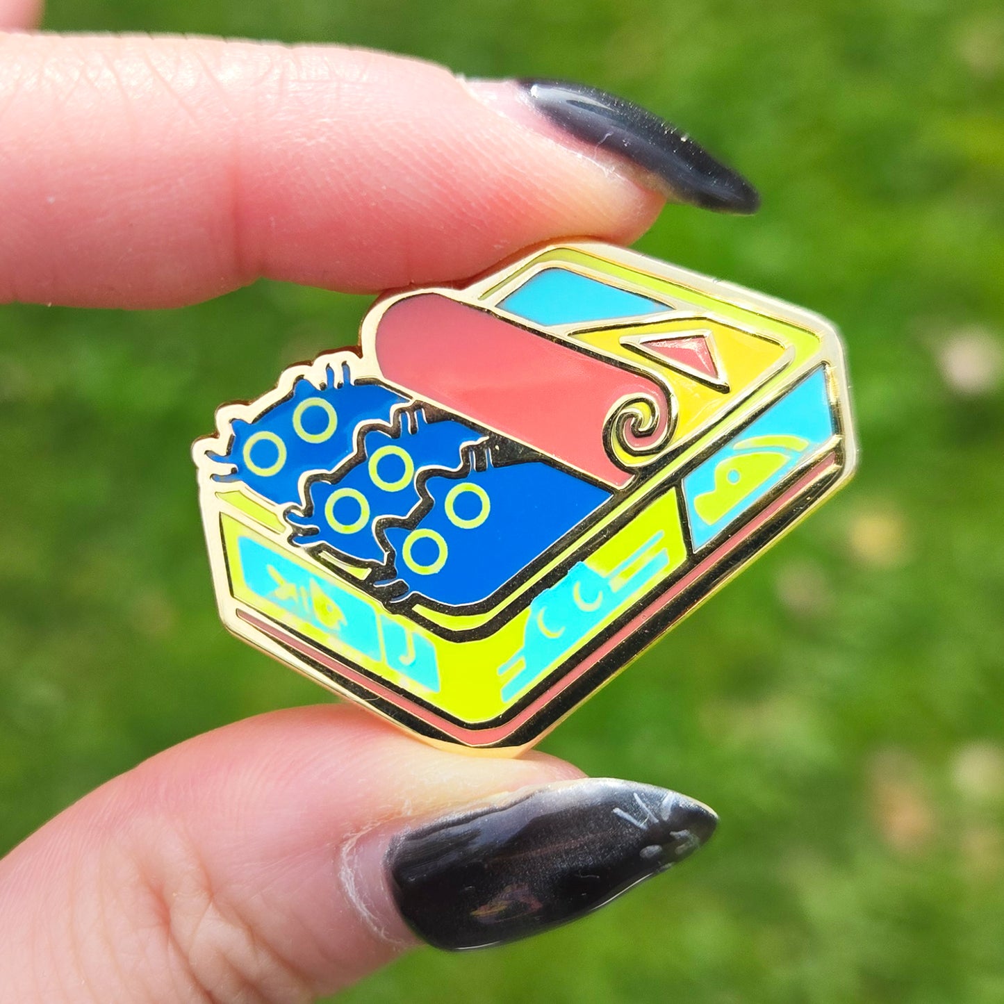 Anchovy Cat Sardine Can Enamel Pin