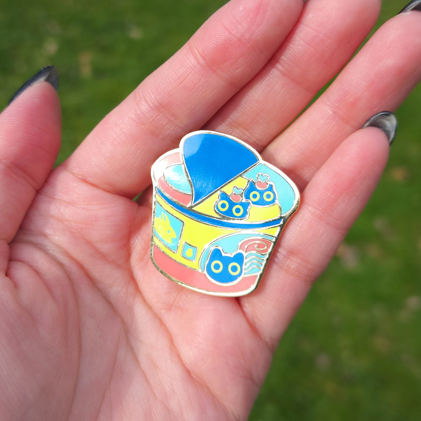 Ramen Cat Enamel Pin