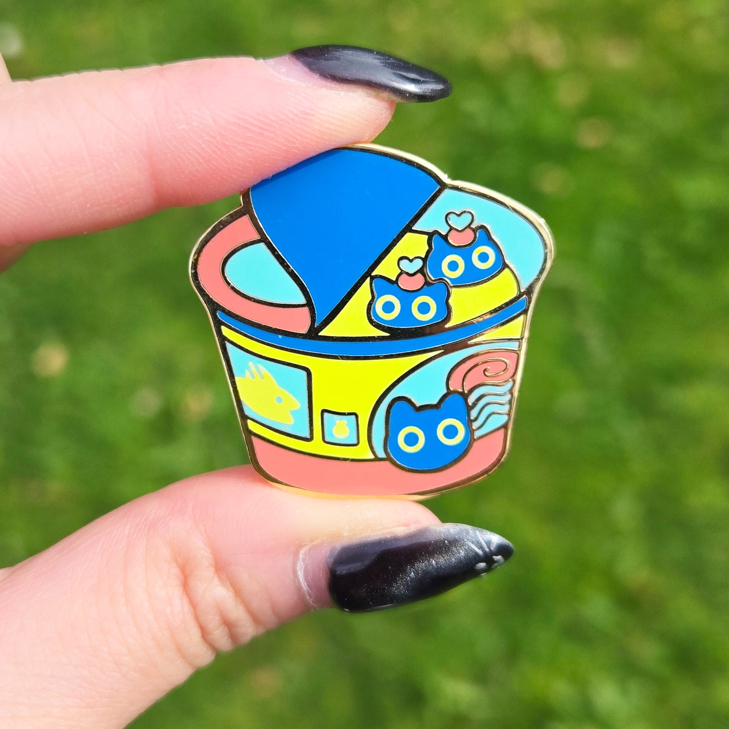 Ramen Cat Enamel Pin