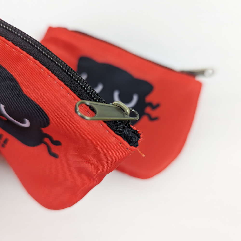 Black Cat YES OR NO Trinket Wallet Pouch - Maofriends