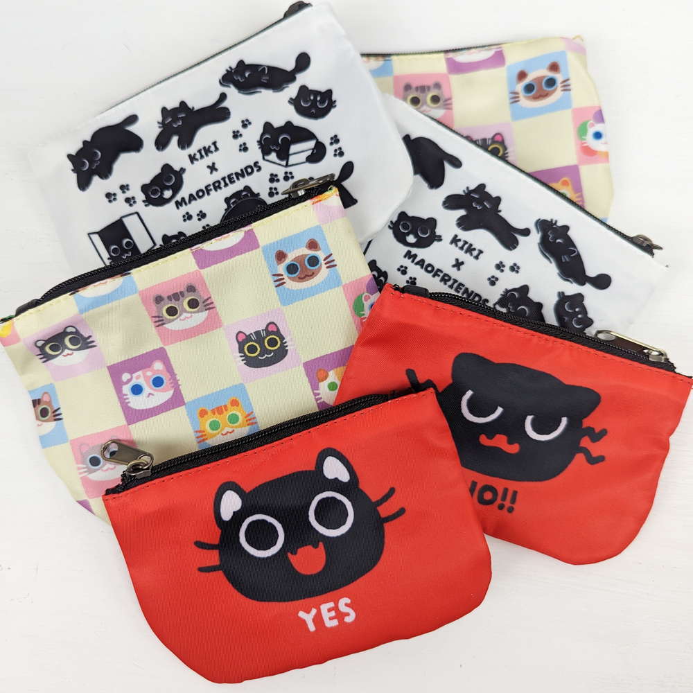 Black Cat Trinket Wallet Pouch - Maofriends