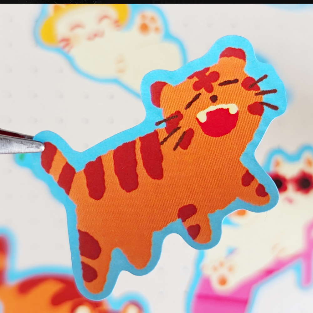 Maofrens Vacation Sticker Sheet - Maofriends
