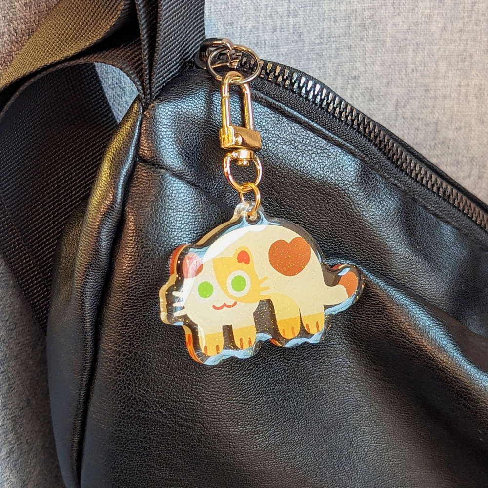 Keychain Calico Yellow Cat - Maofriends