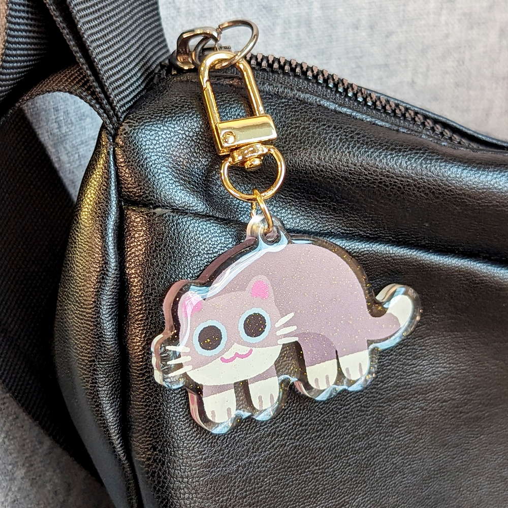 Keychain Grey Tuxedo - Maofriends