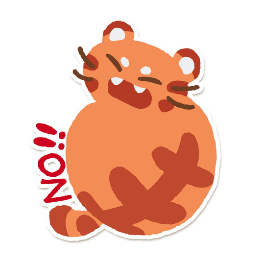 NO !!! Tiger Vinyl Sticker - Maofriends