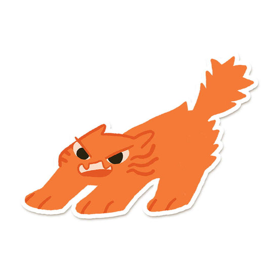 Spicy Orange Cat Vinyl Sticker - Maofriends
