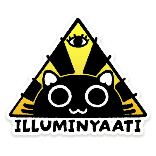 illuminyaati Cat Vinyl Sticker - Maofriends