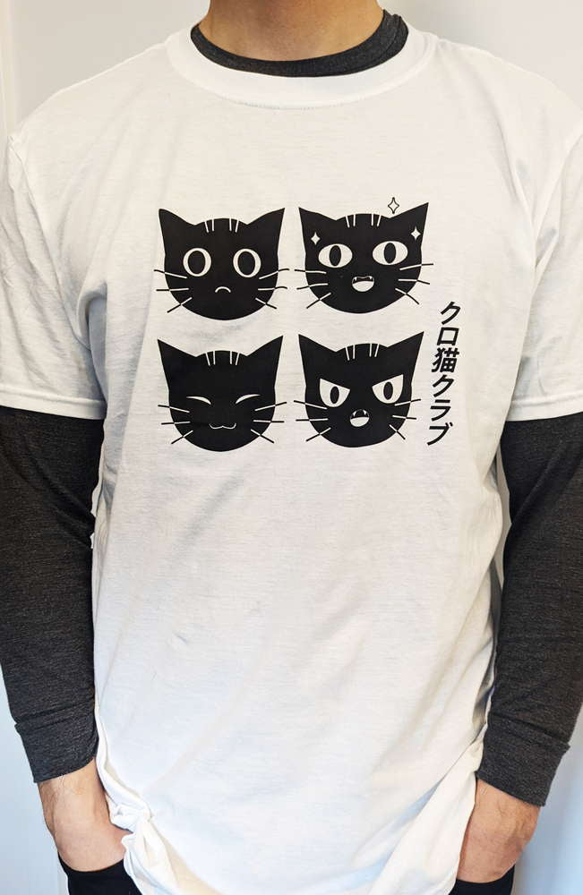 Black Cat club Shirt - Maofriends