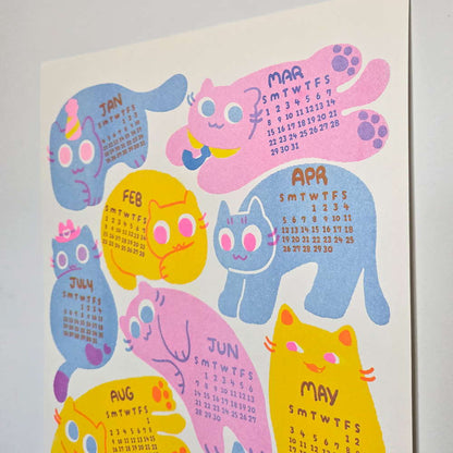 2026 Maofriends Calendar Cat print