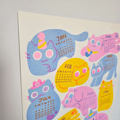 2026 Maofriends Calendar Cat print