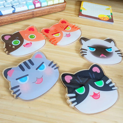 Acrylic Coaster Set Cat Series - Maofriends