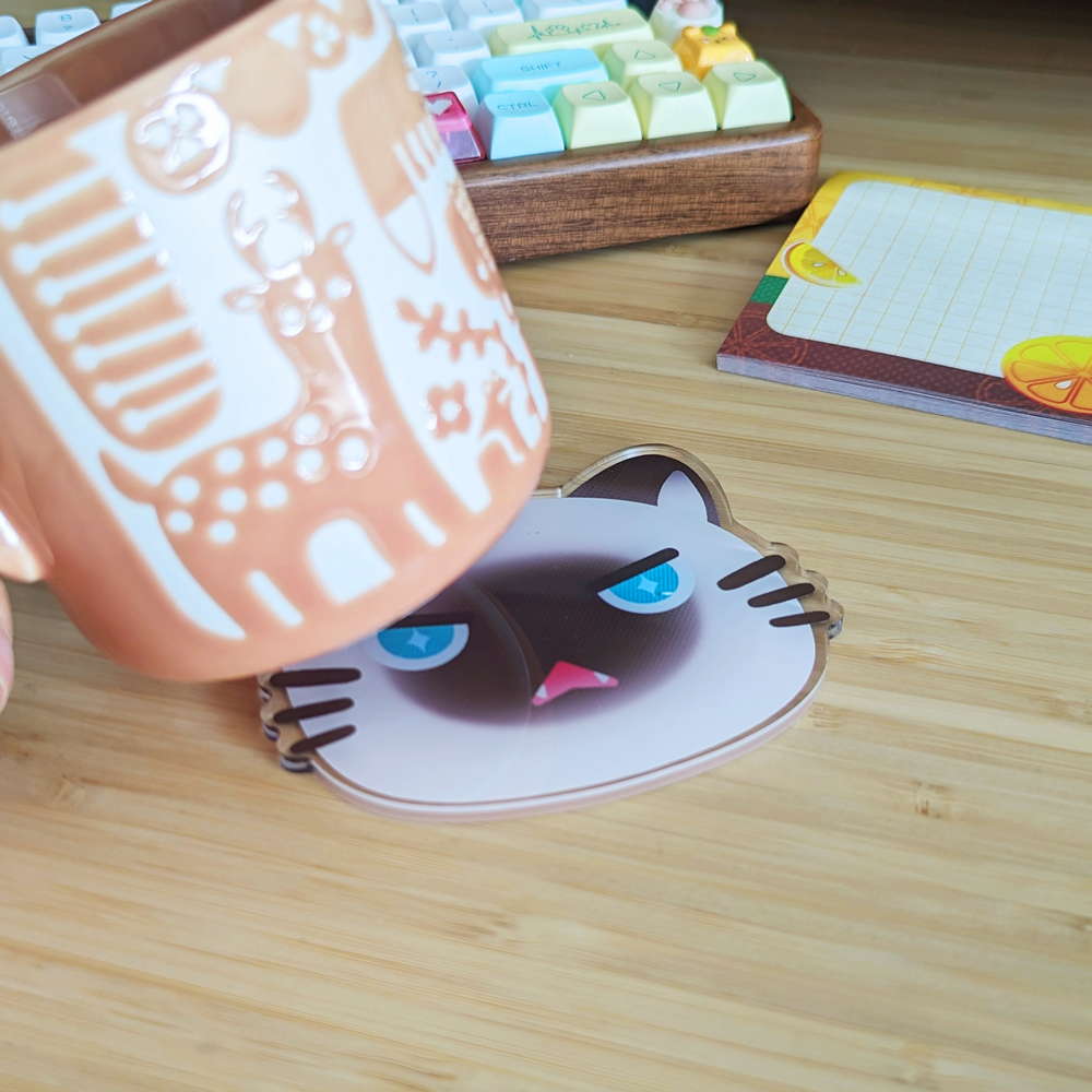 Acrylic Coaster Set Cat Series - Maofriends