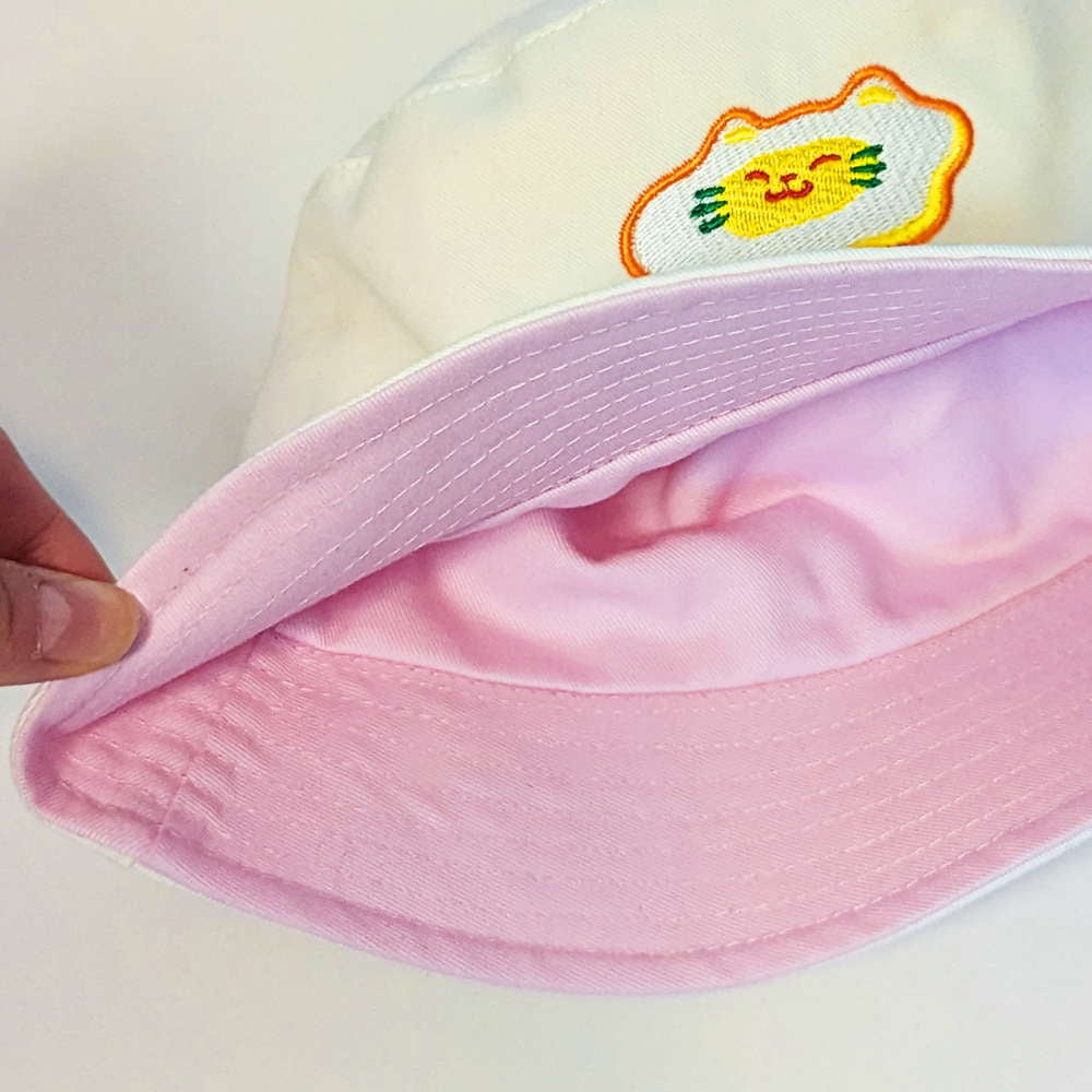 Eggy Cat Reversible Bucket Hat - Maofriends