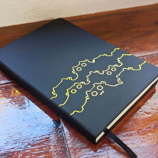 Black Cat Gold Foil Journal - Maofriends