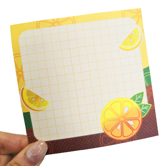 Sticky Memo Pad Lemon Tea - Maofriends