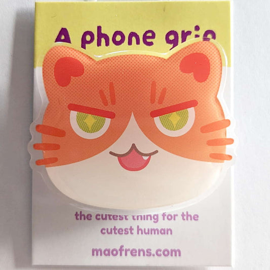 Phone Grip Orange Tabby - Maofriends