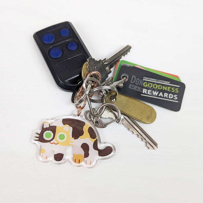 Keychain Spotted Calico Cat - Maofriends