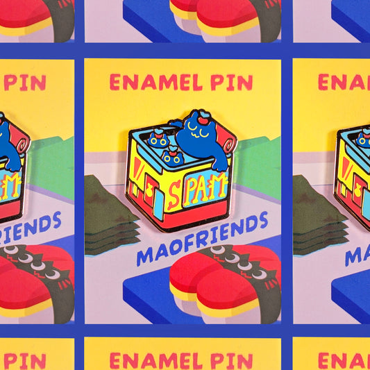 Spam Cat Can Enamel Pin