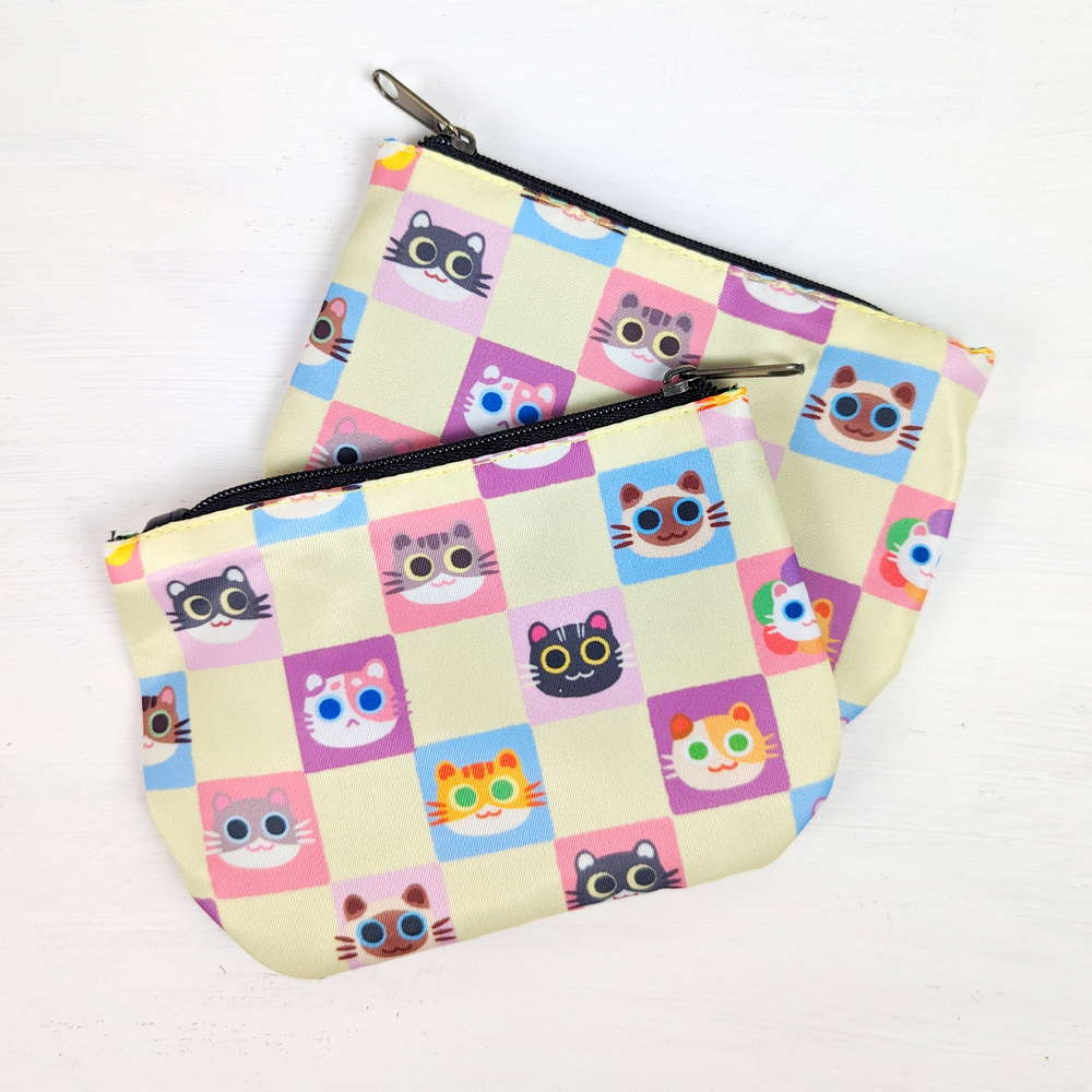 Pastel Cat Trinket Wallet Pouch - Maofriends