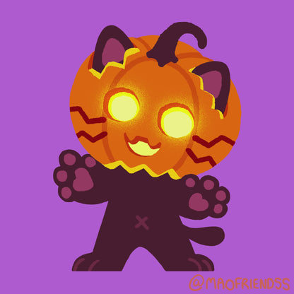 Pumpkin Kiki Vinyl Sticker