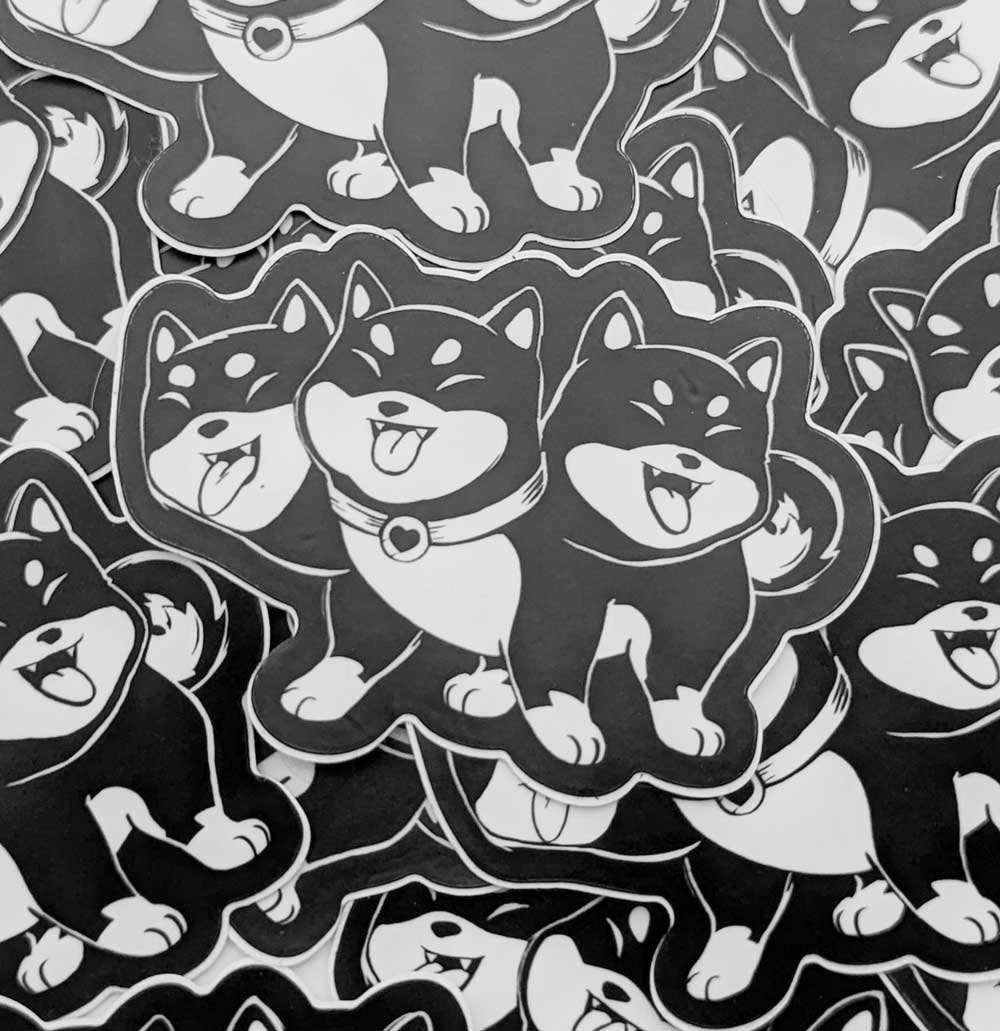 Shiberus Shiba Vinyl Sticker - Maofriends