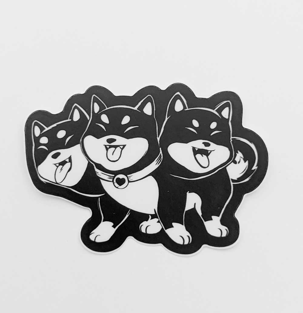 Shiberus Shiba Vinyl Sticker - Maofriends