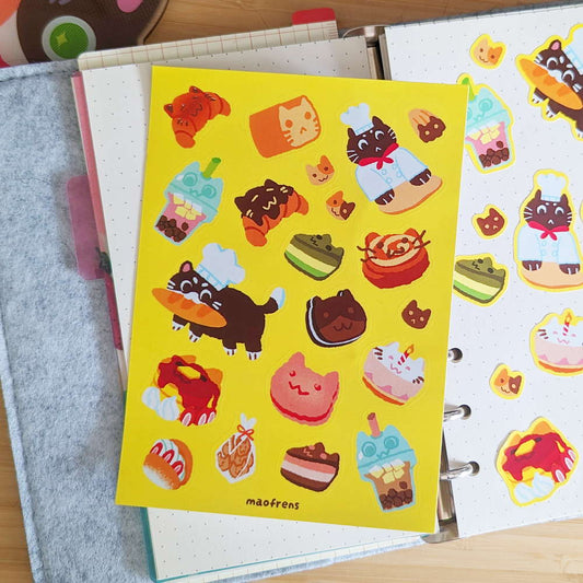 Bao's Bakery Sticker Sheet - Maofriends