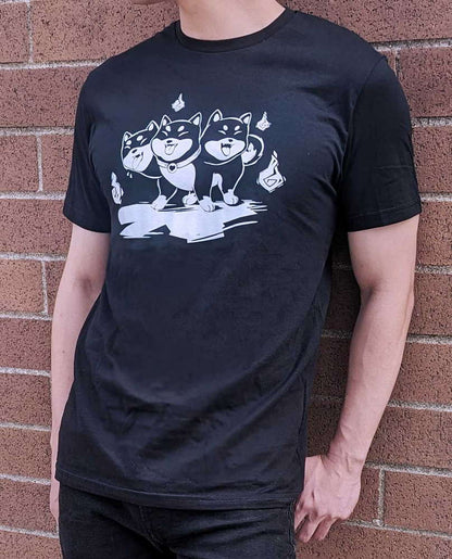 Shiba Cerberus T-shirt - Maofriends