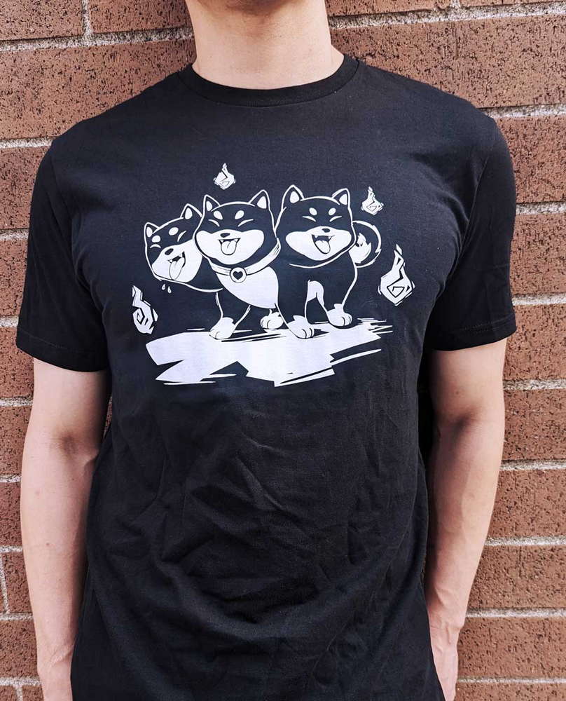 Shiba Cerberus T-shirt - Maofriends