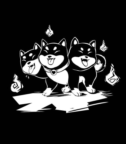 Shiba Cerberus T-shirt - Maofriends